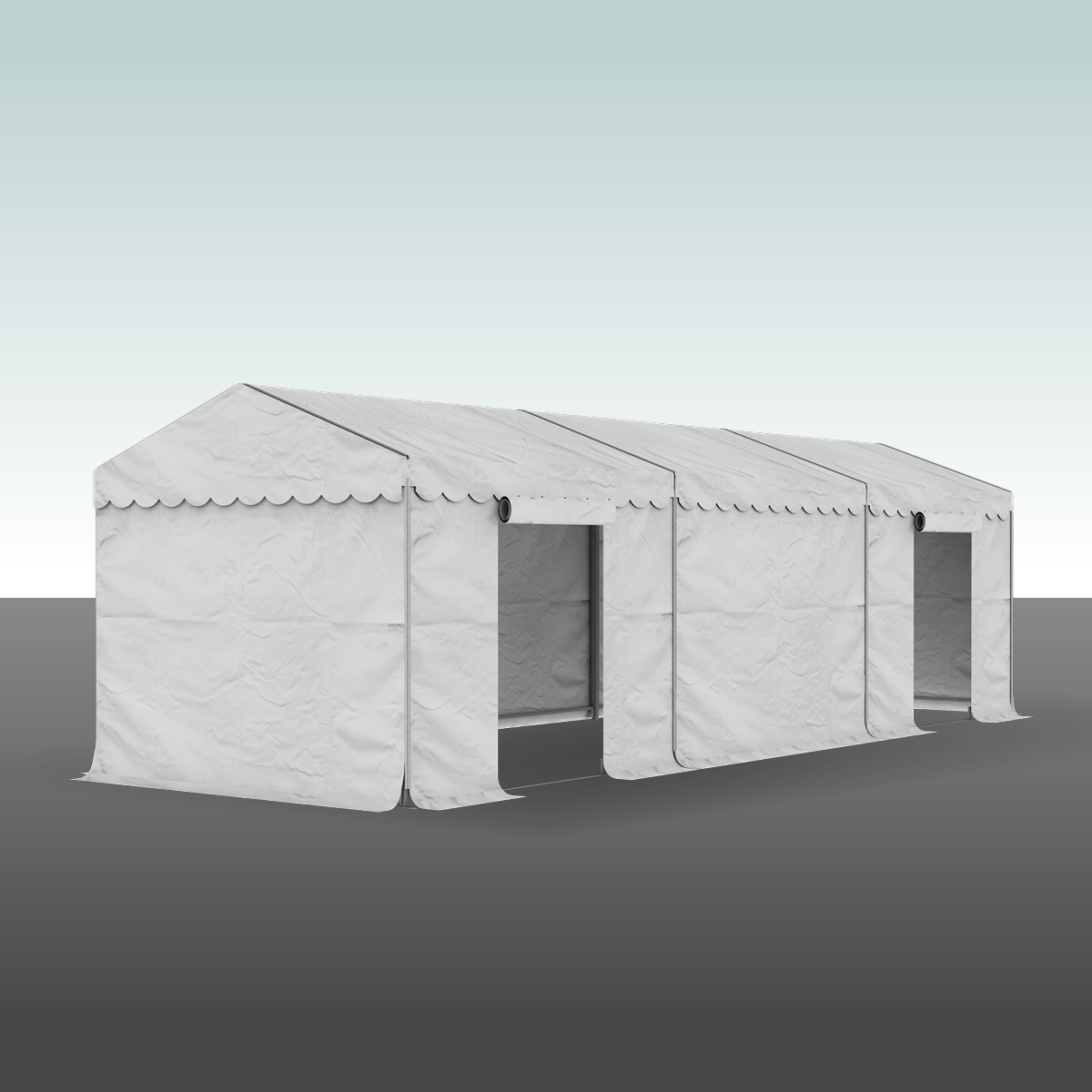 Partytält Komplett 3 x 9 mtr. VIT