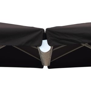 Takränsset för aluminiump parasoll 4x4m